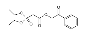 2-(2-ethoxyphosphoryl)acetoxy-1-phenylethanone Structure