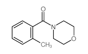 Methanone,(2-methylphenyl)-4-morpholinyl-结构式