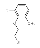 2-(2-bromoethoxy)-1-chloro-3-methylbenzene结构式