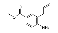 Benzoic acid, 4-amino-3-(2-propenyl)-, methyl ester (9CI) structure