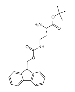 H-Dap(Fmoc)-OtBu.HCl Structure