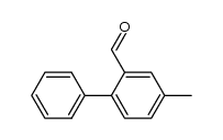 4-methylbiphenyl-2-carbaldehyde structure