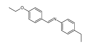 1-(4-ethoxyphenyl)-N-(4-ethylphenyl)methanimine结构式