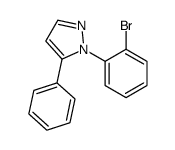 1-(2-BROMOPHENYL)-5-PHENYL-1H-PYRAZOLE Structure