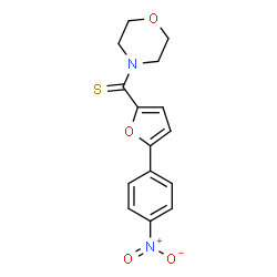 morpholino(5-(4-nitrophenyl)furan-2-yl)methanethione Structure