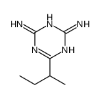 6-butan-2-yl-1,3,5-triazine-2,4-diamine结构式