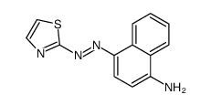 4-(1,3-thiazol-2-yldiazenyl)naphthalen-1-amine结构式