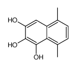 1,2,3-Naphthalenetriol, 5,8-dimethyl- (8CI) Structure