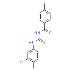 N-{[(3-chloro-4-methylphenyl)amino]carbonothioyl}-4-methylbenzamide picture