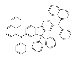 9H-Fluorene-2,7-diamine, N2,N7-di-1-naphthalenyl-N2,N7,9,9-tetraphenyl- structure