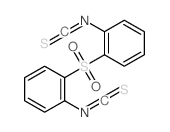 1-isothiocyanato-2-(2-isothiocyanatophenyl)sulfonyl-benzene结构式