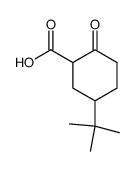 5-tert-butyl-2-oxocyclohexanecarboxylic acid Structure