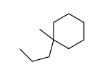 1-methyl-1-propylcyclohexane结构式