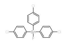 TRIS(p-CHLOROPHENYL)TIN FLUORIDE结构式