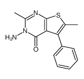 3-amino-2,6-dimethyl-5-phenylthieno[2,3-d]pyrimidin-4(3H)-one图片