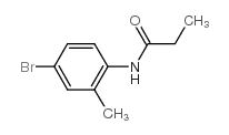 N-(4-bromo-2-methylphenyl)propanamide structure