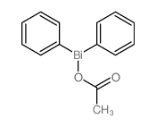 acetic acid; diphenylbismuth结构式