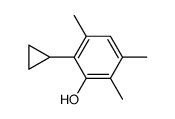 2-Cyclopropyl-3,5,6-trimethylphenol结构式