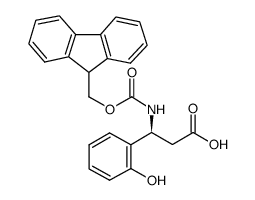 Fmoc-β-Phe(2-OH)-OH结构式