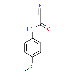 Carbonocyanidic amide,N-(4-methoxyphenyl)- (9CI)结构式