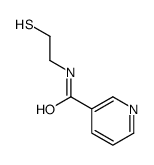 N-(2-sulfanylethyl)pyridine-3-carboxamide Structure