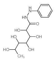 2,3,4,5,6-pentahydroxy-N-phenyl-heptanehydrazide structure