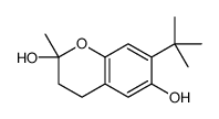 7-tert-butyl-2-methyl-3,4-dihydrochromene-2,6-diol Structure