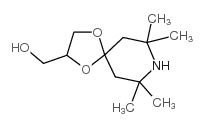 7,7,9,9-tetramethyl-1,4-dioxa-8-azaspiro[4.5]decane-2-methanol Structure