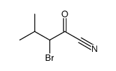 2-bromo-1-cyano-3-methylbutan-1-one结构式