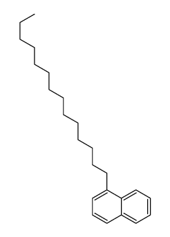 1-tetradecylnaphthalene Structure