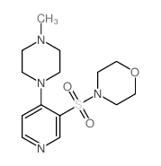 4-[4-(4-methylpiperazin-1-yl)pyridin-3-yl]sulfonylmorpholine Structure