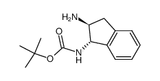 (1S,2S)-N1-Boc-1,2-diaminoindan structure