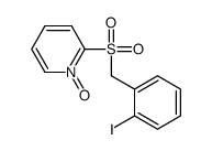 2-[(2-iodophenyl)methylsulfonyl]-1-oxidopyridin-1-ium Structure