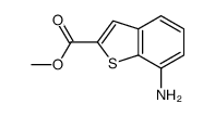 Benzo[b]thiophene-2-carboxylic acid, 7-amino-, methyl ester (9CI) picture