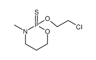 2-(2-chloro-ethoxy)-3-methyl-[1,3,2]oxazaphosphinane 2-sulfide结构式