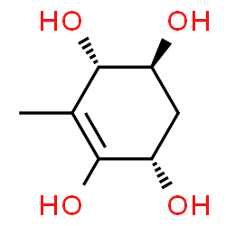 2-Cyclohexene-1,2,4,5-tetrol, 3-methyl-, (1S,4S,5S)- (9CI) structure