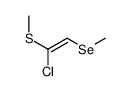 1-chloro-2-methylselanyl-1-methylsulfanylethene Structure