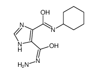 5-[(环己基氨基)羰基]-1H-咪唑-4-羧酸肼结构式