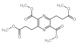 2,5-Pyrazinedipropanoicacid, 3,6-bis(methoxycarbonyl)-, 2,5-dimethyl ester picture