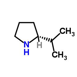 (2R)-2-Isopropylpyrrolidine Structure