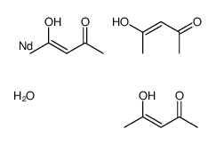 2,4-PENTANEDIONE, NEODYMIUM(III) DERIVATIVE HYDRATE Structure