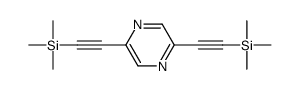 trimethyl-[2-[5-(2-trimethylsilylethynyl)pyrazin-2-yl]ethynyl]silane结构式