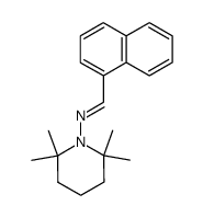 [1-Naphthalen-1-yl-meth-(E)-ylidene]-(2,2,6,6-tetramethyl-piperidin-1-yl)-amine结构式