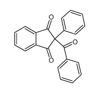 2-benzoyl-2-phenyl-indan-1,3-dione Structure