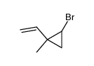 1-bromo-2-ethenyl-2-methylcyclopropane结构式