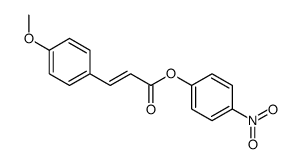 (4-nitrophenyl) 3-(4-methoxyphenyl)prop-2-enoate结构式