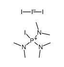 tris(dimethylamino)iodophosphonium triiodide Structure