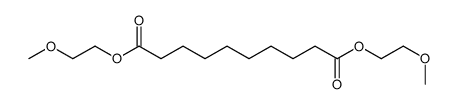 bis(2-methoxyethyl) sebacate structure