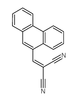 Propanedinitrile, 2-(9-phenanthrenylmethylene)- structure