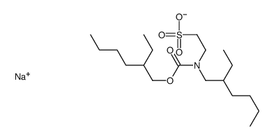 sodium 2-ethylhexyl (2-ethylhexyl)(2-sulphonatoethyl)carbamate结构式